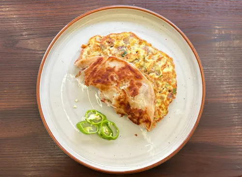 Omelette Paratha